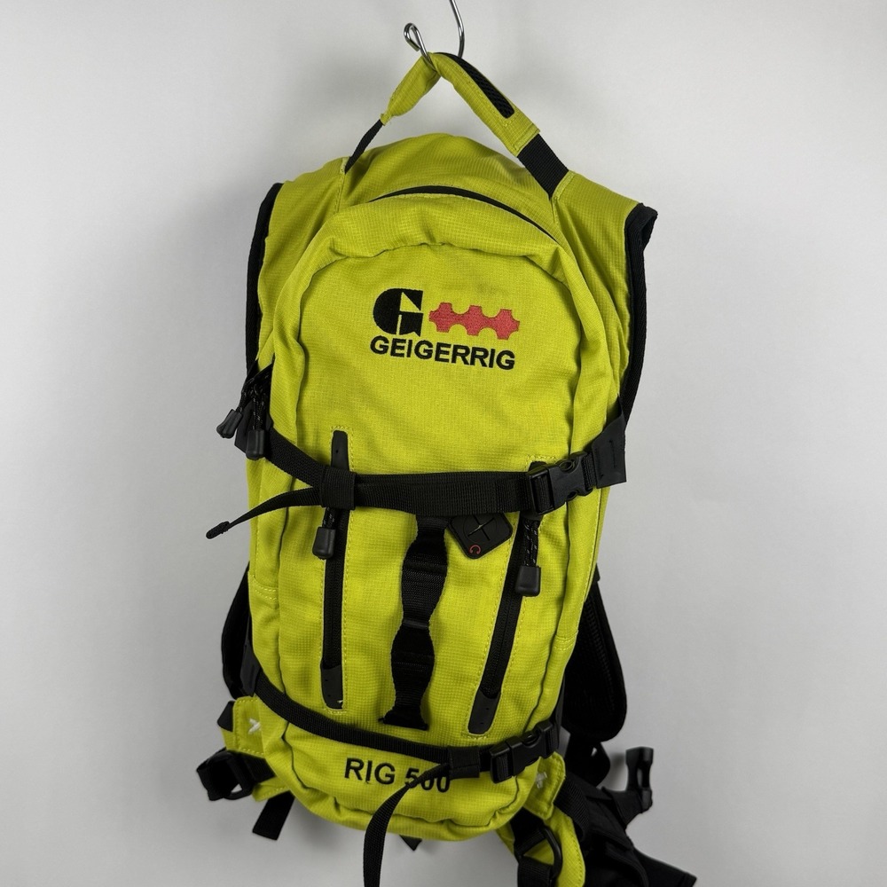 Geigerrig RIG 500 Hydration Backpack Hi Vis Yellow Hiking Cycling Pack